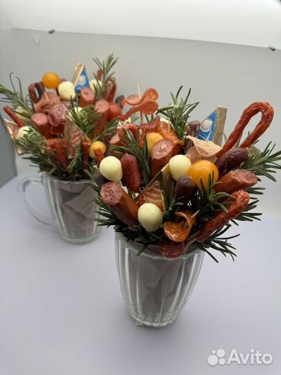 Мужские букеты съедобные