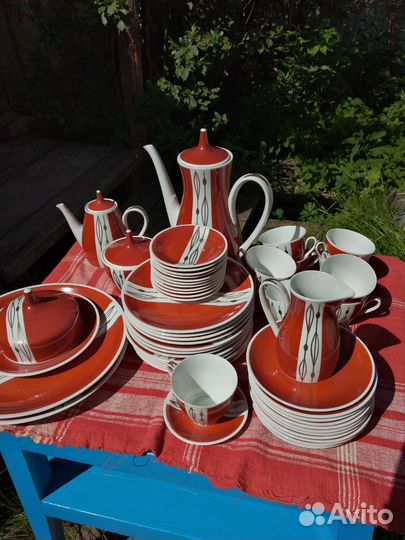 Кофейный сервиз ГДР 54 предмета