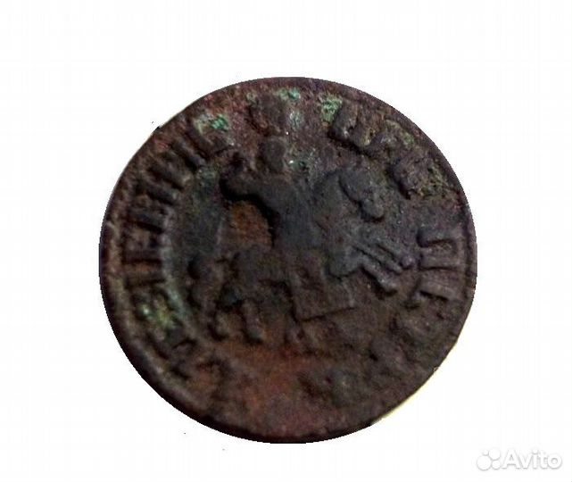Копейка петр I. не чищена