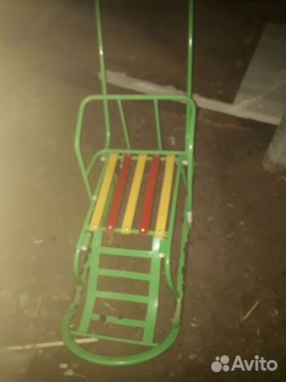 Детские санки на колесах