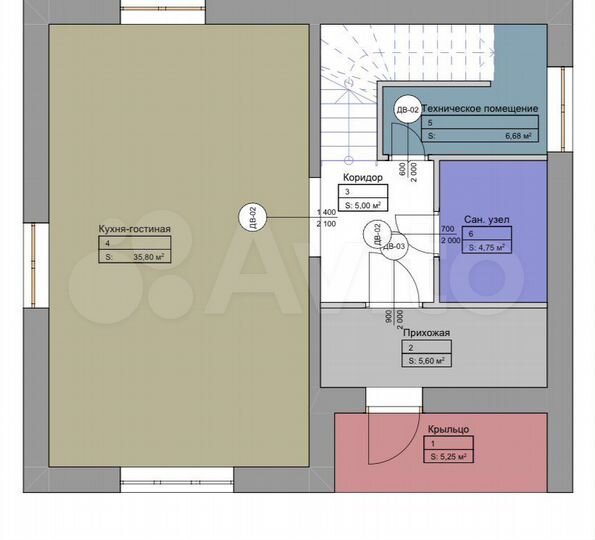 Коттедж 147,5 м² на участке 10 сот.
