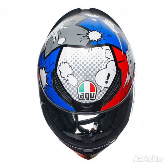 Шлем AGV K1 S E2206 Bang Matt Italy/Blue