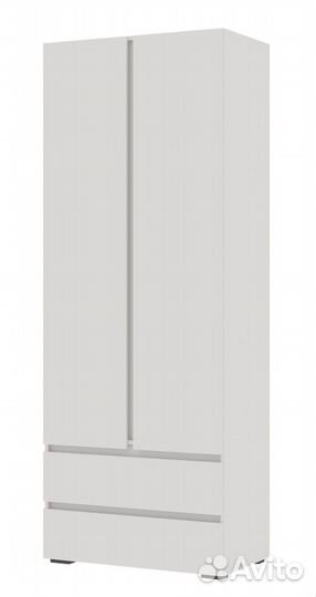 00000040991 — Шкаф Хелен белый 800х2100х460 мм