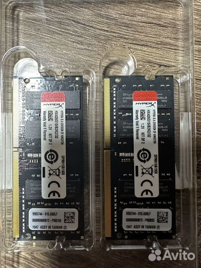 Kingston HyperX ddr4 so-dimm 32 64Gb Kit