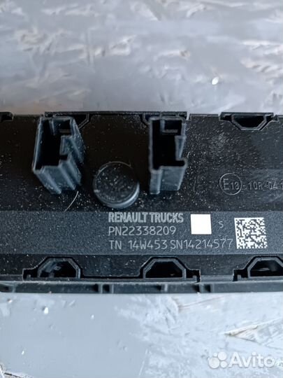 Блок кнопок Renault T