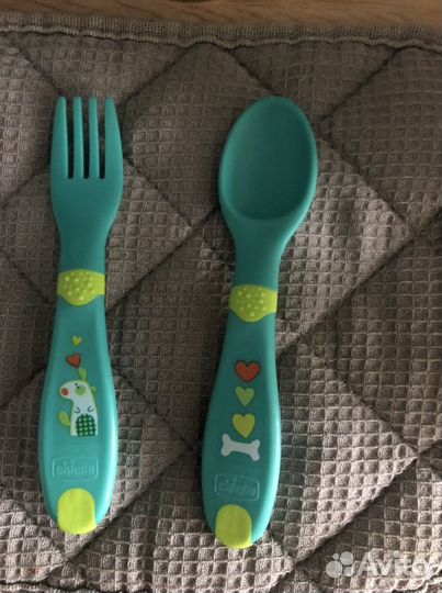 Ложка и вилка Chocco с 12 месяцев