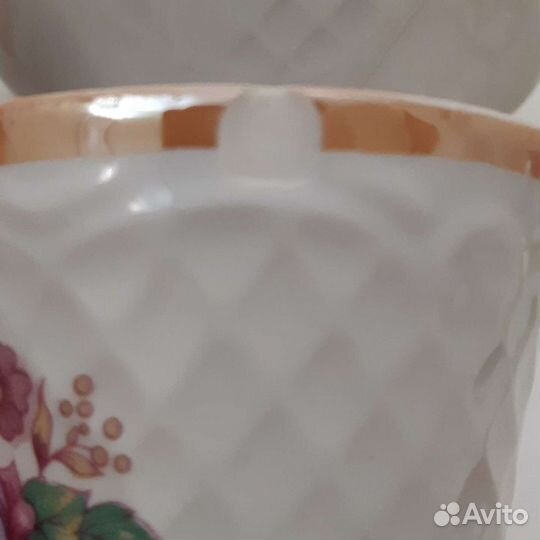 Кувшин для молока и 5 кружек. Коростень