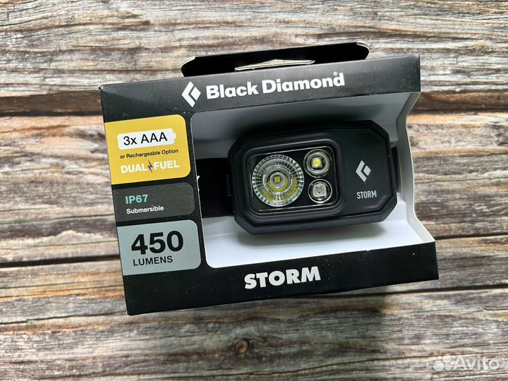 Налобный фонарь Black Diamond Storm 450 RGB