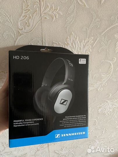 Наушники sennheiser hd 206