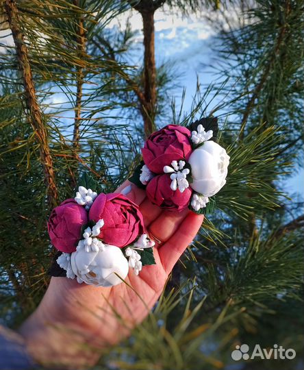 Цветы на резиночках на праздник