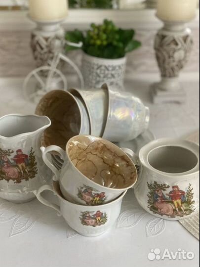 Сервиз кофейный Мадонна-Пастушка.Раритет