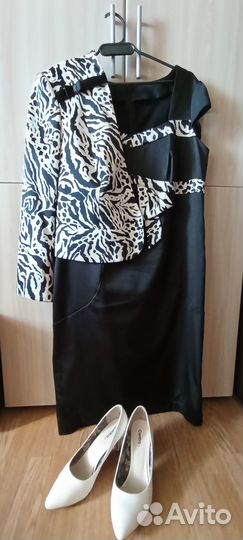 Костюм женский с платьем 52-54