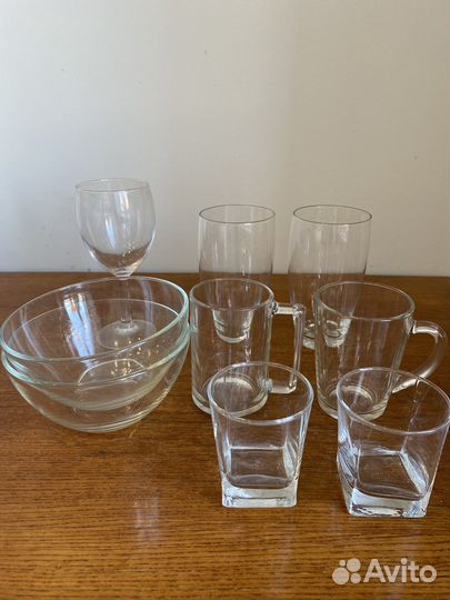 Набор стеклянной посуды