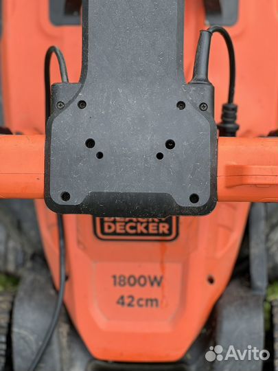 Газонокосилка электрическая black decker