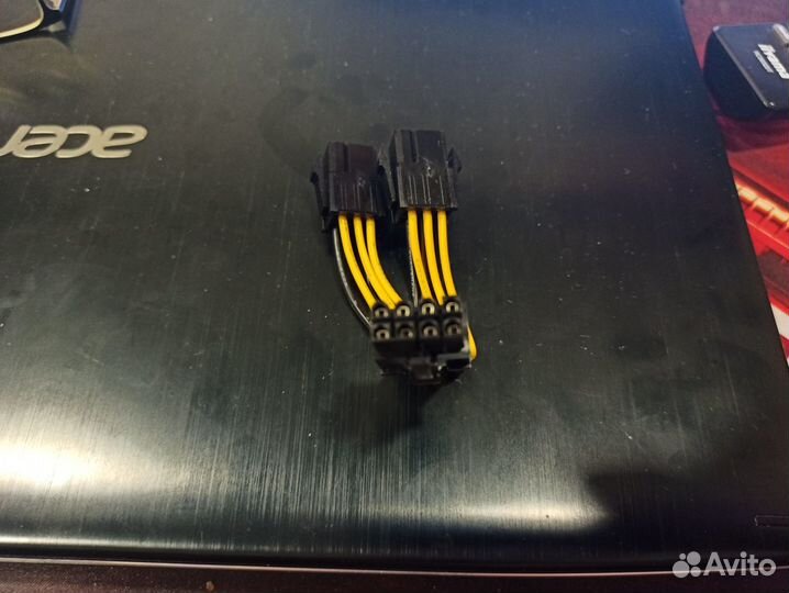 Кабель переходник 8 pin на 2х6 pin