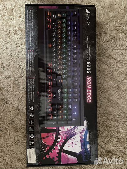 Механическая клавиатура oklick 920G iron edge