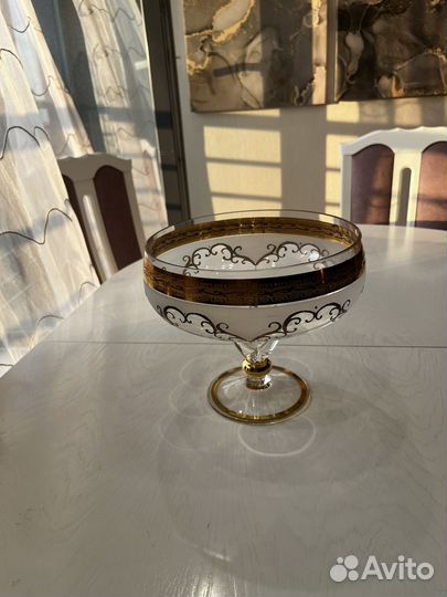 Ваза для фруктов богемия