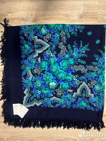 Павловопосадский платок шерсть