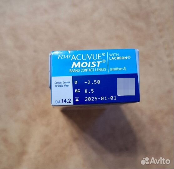 Контактные линзы acuvue 1 day moist