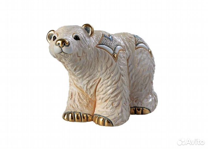 De rosa статуэтка белый мишка+ жираф