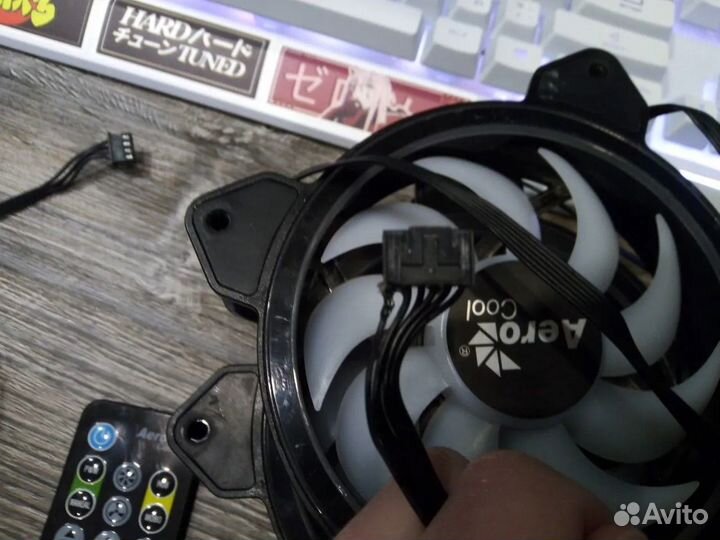 Aerocool Saturn 12F argb Pro 3 pcs + HUB