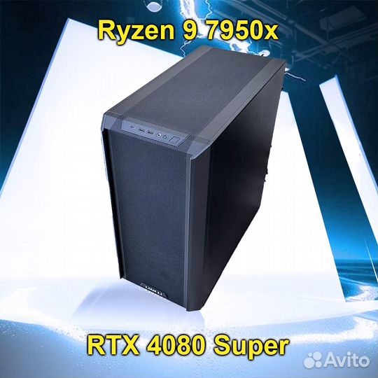 Мегамощь Ryzen 9 7950x/64Gb/RTX4080Super(гарантия)