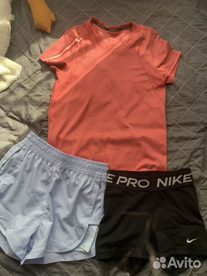 Шорты, футболка женские nike pro