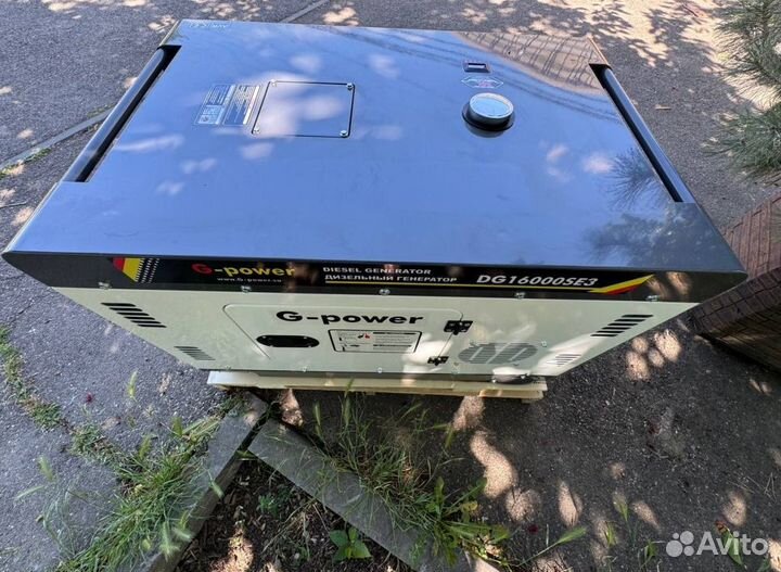 Генератор дизельный 14 kW G-power трехфазный DG170