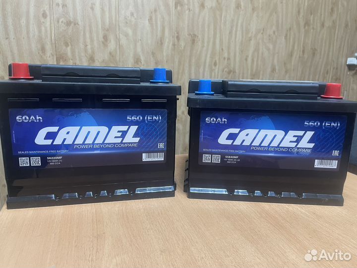 Аккумулятор Camel 60 оригинал Китай