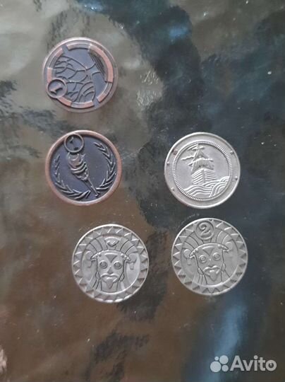 Скрепыши каваи, динозавры, монеты Пятёрочка