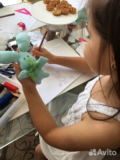 Занятия кройки и шитья для детей