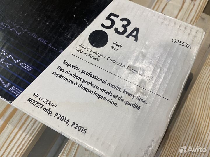 Новый Картридж HP 53A оригинал открытая упаковка