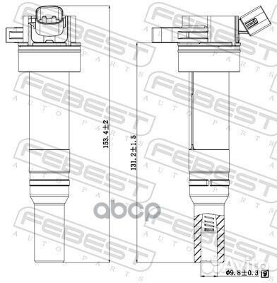 Катушка зажигания 12640006 Febest