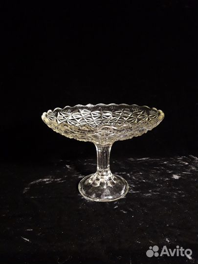 Ваза на ножке СССР, конфетница, фруктовница