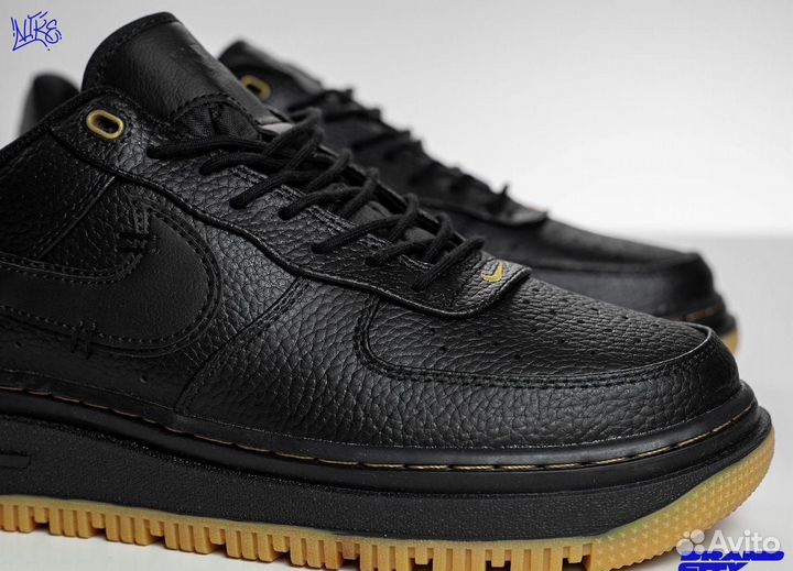 Nike Air Force 1 Luxe 'Black Gum'