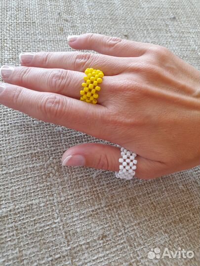 Кольца из бисера