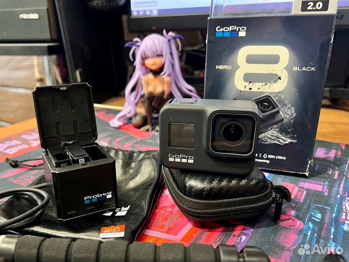 GoPro Hero 8 Black 128GB с аксессуарами