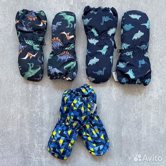 Новые зимние краги варежки от H&М