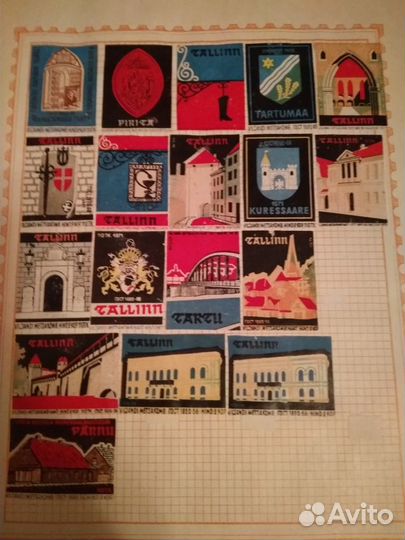 Этикетки от спичечных коробков