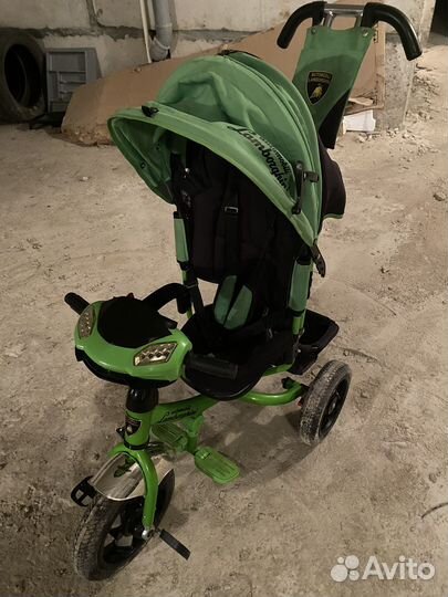 Детский трехколесный велосипед lamborghini