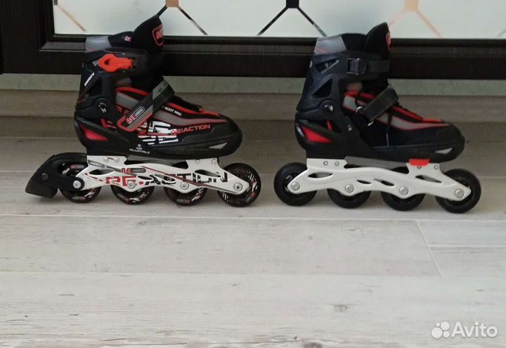 Ролики reaction rainbow + комплект защиты