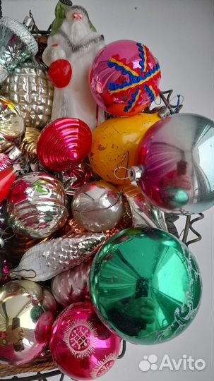 Новогодние игрушки СССР 40 шт