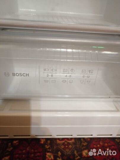 Холодильник б/у двухкамерный bosch