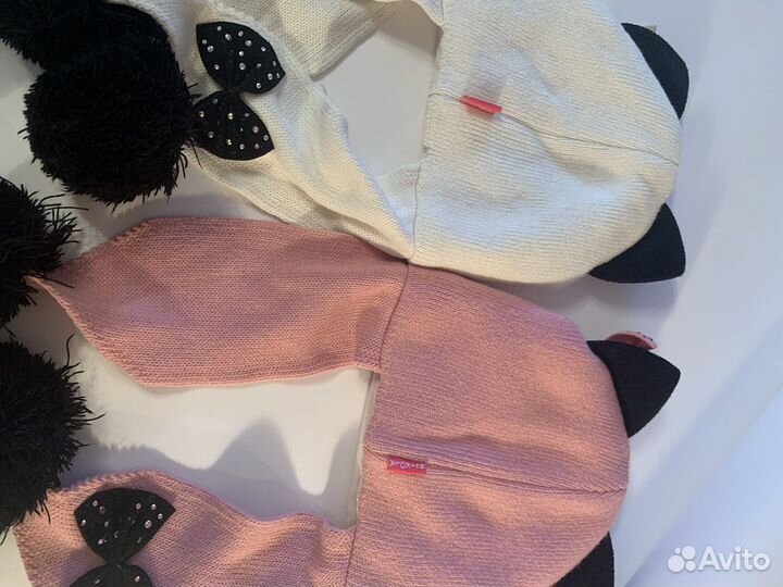 Шапки теплые (можно для близнецов)