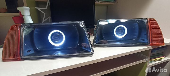 Прозрачные стекла на любые фары авто под линзу Led