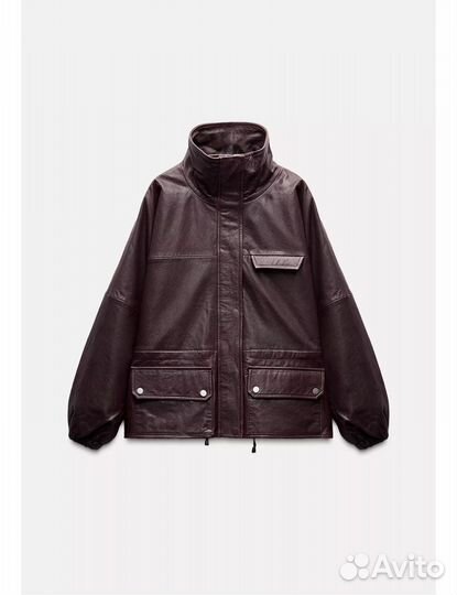 Кожаная куртка Zara