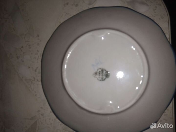 Чашка с блюдцем фарфор