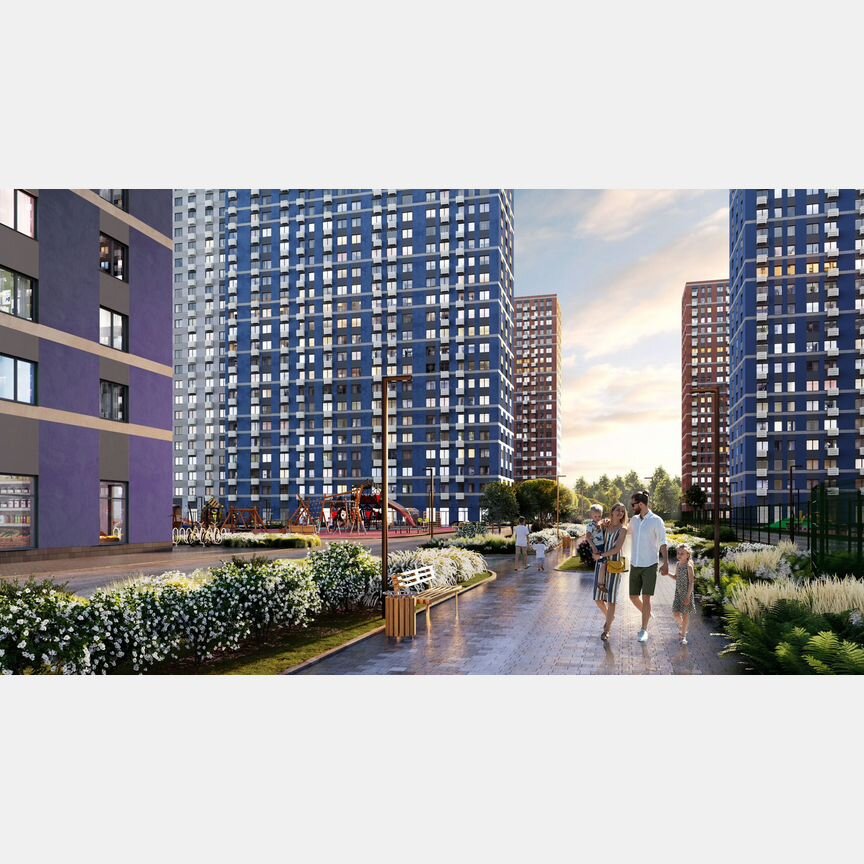 1-к. квартира, 36,7 м², 16/23 эт.