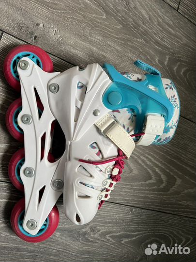 Роликовые коньки детские раздвижные