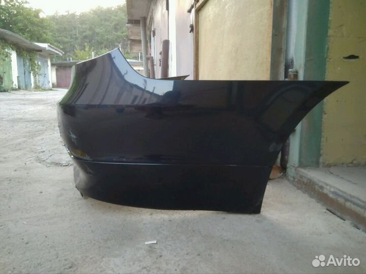 Задний бампер на BMW 5 E60, дорестайлинг